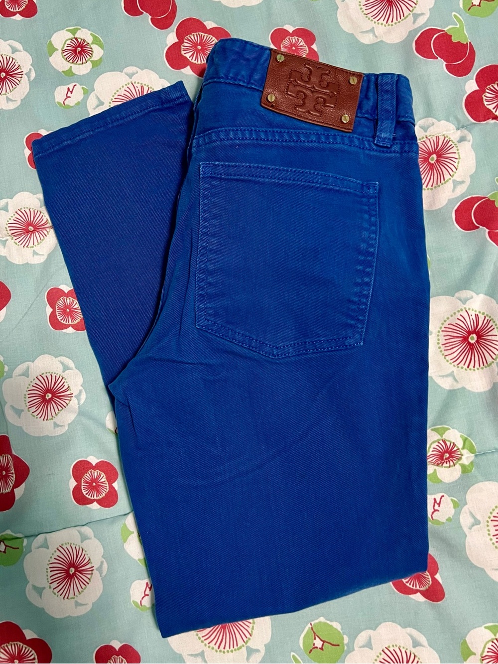 Tory Burch Cropped Skinny Jeans size 27